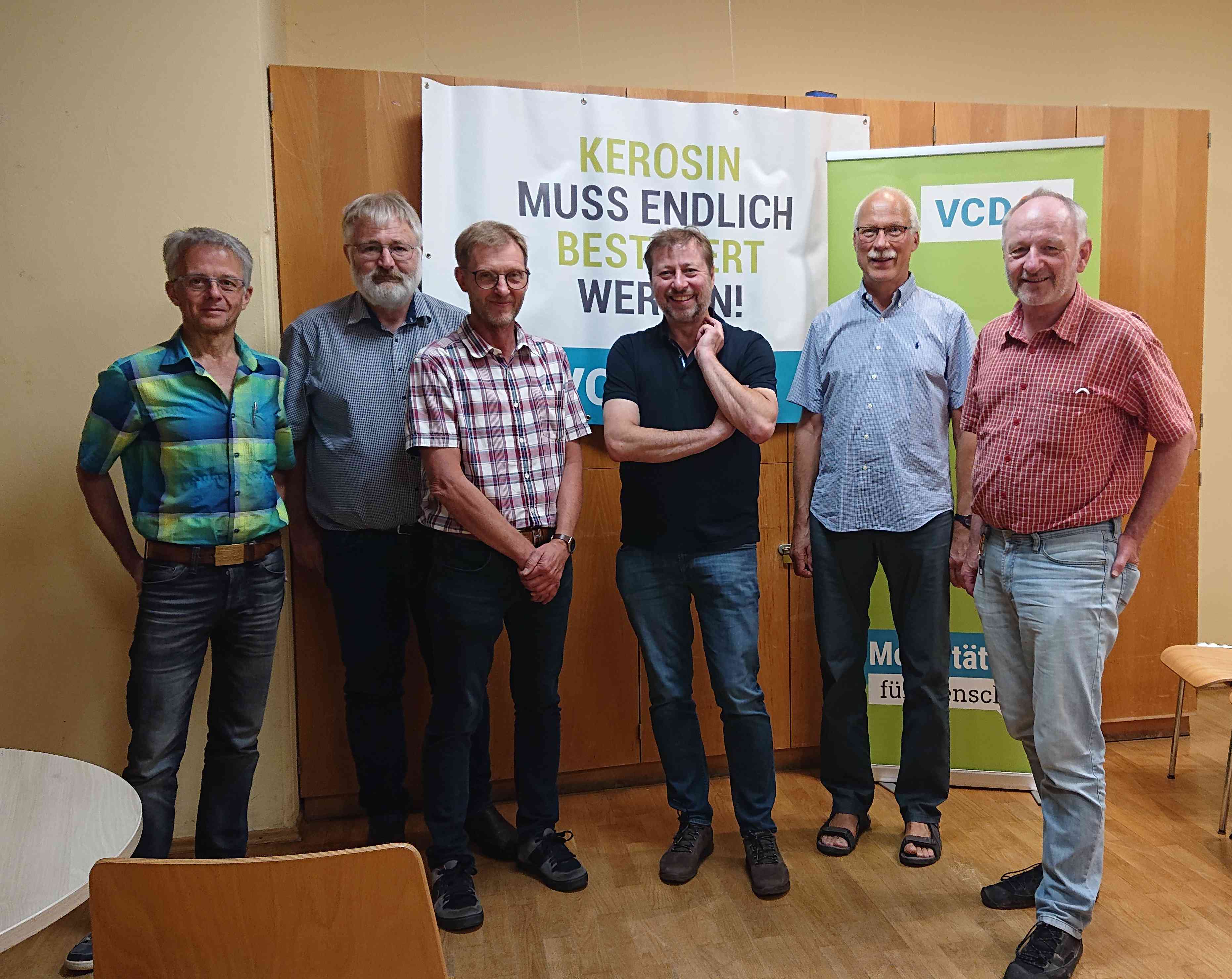 Der Vorstand des VCD-Kreisverbandes Freising-Erding-Dachau 2021-2023
