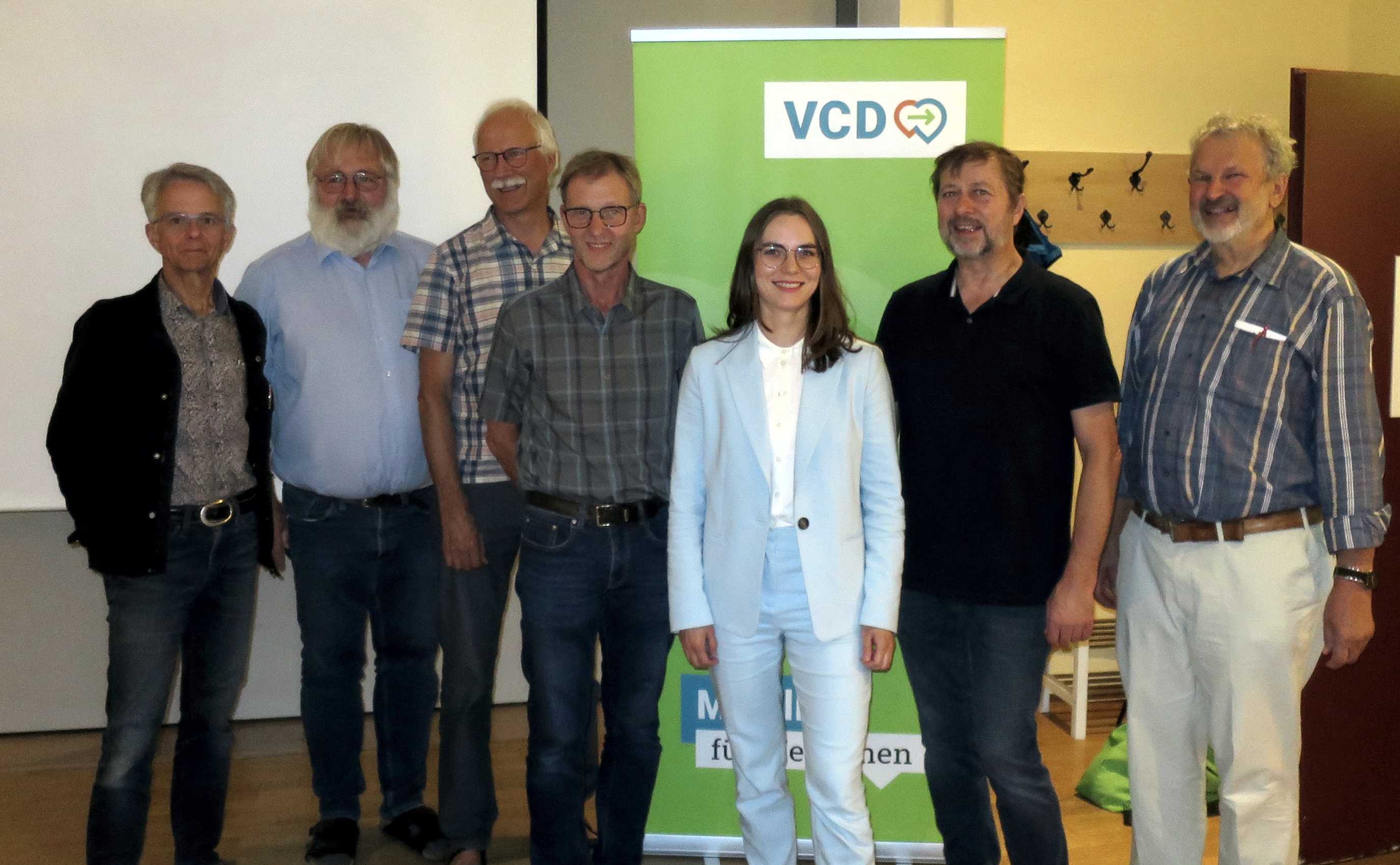 Der Vorstand des VCD-Kreisverbandes Freising-Erding-Dachau 2023-2025