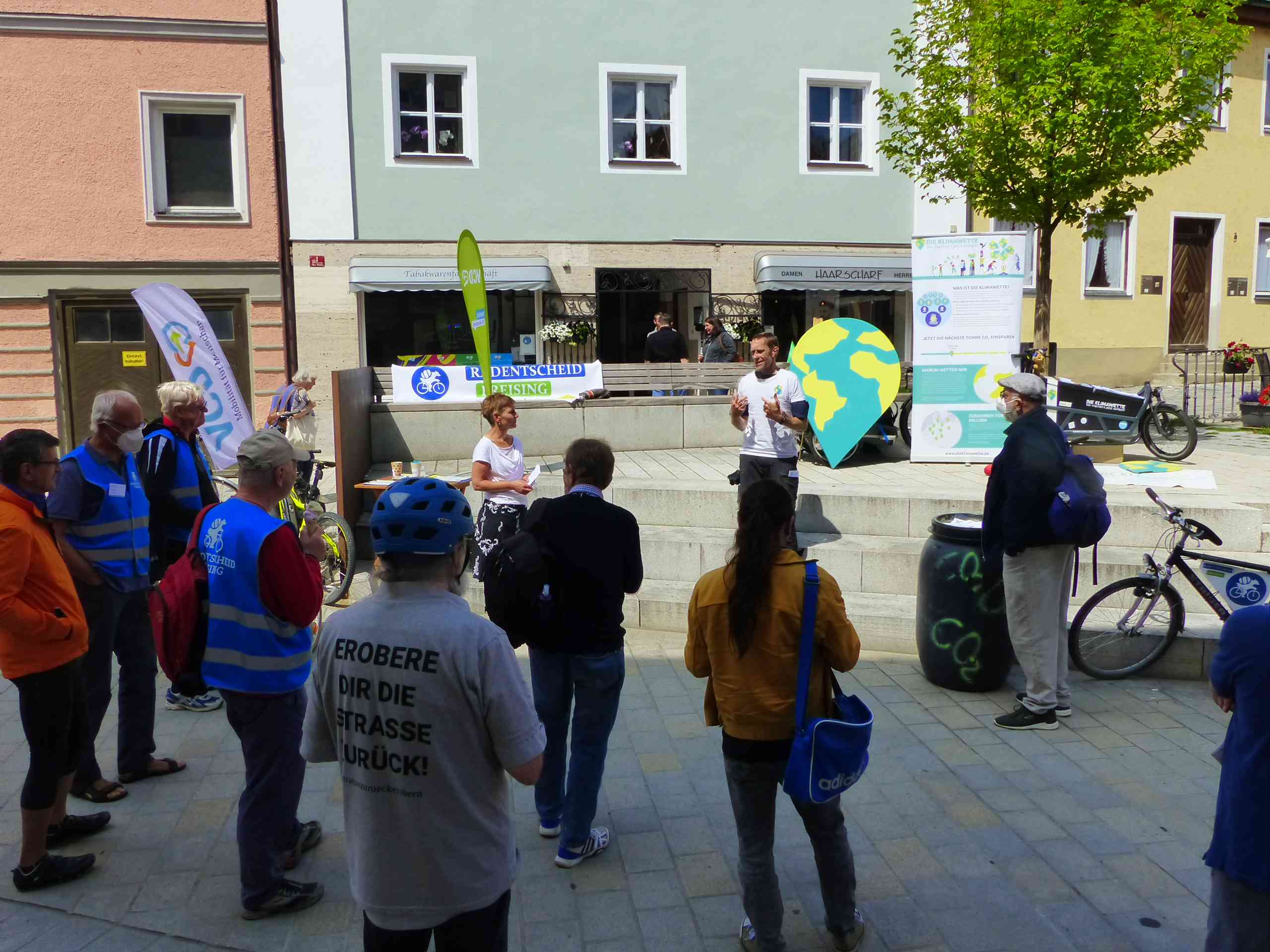 Nimmt die Stadt Freising die Klimawette an war die spannende Frage