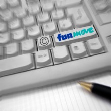Tastatur mit Copyright