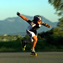Inline-Skaterin