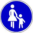 Verkehrszeichen Fußgänger
