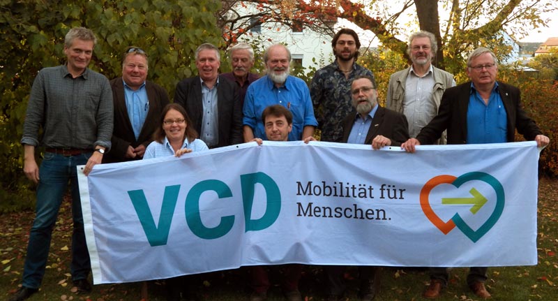 der Vorstand des VCD Bayern im Jahr 2018